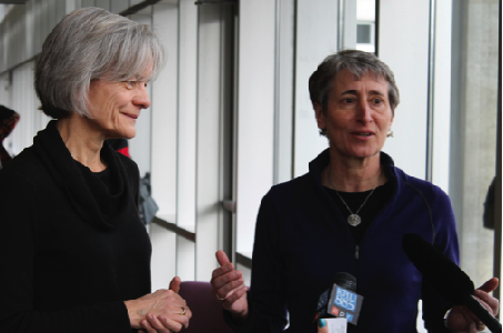 Sally Jewell and Lisa Graumlich