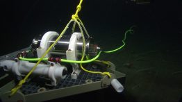 The modified pressure sensor is now being tested at the bottom of Monterey Bay.