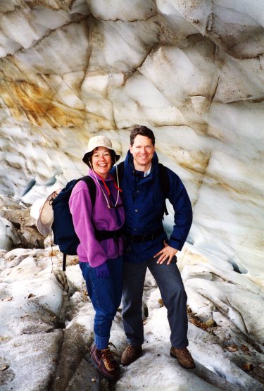 RCM & MCM prob. at Angel Glacier in Jasper NP (on north face of Mount Edith Cavell in), Date: 7/2/1993-7/9/1993, prob. by WLM
